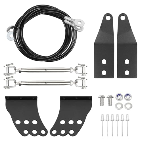 MFC Adjustable Obstacle Rope Branch Line Limb Risers Kit Compatible with for Jeep Wrangler JK JL Gladiator JT 2007-2024 Through The Jungle Protector Obstacle Eliminate Rope by MFC - Used condition - Image 8