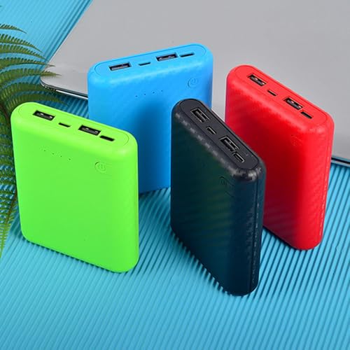 Image of DIY Power Bank Box Lightweight Small 4x18650 for Vacation Cellphone Shopping Blue Standardchargers Cradles Cell Phone Accessories Cell Phones