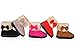 DADAWEN Baby's Girl's Toddler Fashion Cute Bowknot Fur Lining Princess Warm Snow Boots Black US Size 7 M Toddler