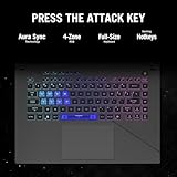 ASUS ROG Strix G16 2025 Gaming Laptop, Ryzen 9 8940HX (16 cores, up to 5.3GHz), 32GB DDR5, 1TB SSD, 12GB GDDR7 RTX 5070Ti, 16" 1900 x 1200 (WUXGA), Windows 11 Pro, with a hand - Image 6