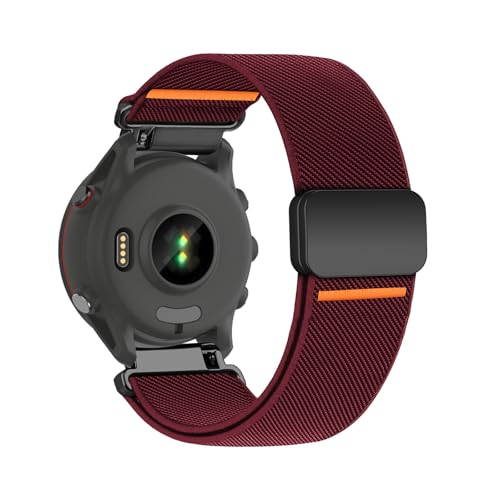 �ґg�\�����[�v�e���X�g���b�v�Ή� Garmin Forerunner 265 46mm�p�����o���h�N�C�b�N���[�X���v�i�C�����X�g���b�v�ւ��x���g���C�o�b�N�������x���g�}�O�l�b�g�R���p�`�u���V���I�~ Garmin Forerunner 265 46mm �L�k