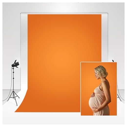 Kate Fondali testurizzati per fotografia Astratto sfondo arancione solido Foto in microfibra per ritratto Fotografia neonato 1,5x2,2 m