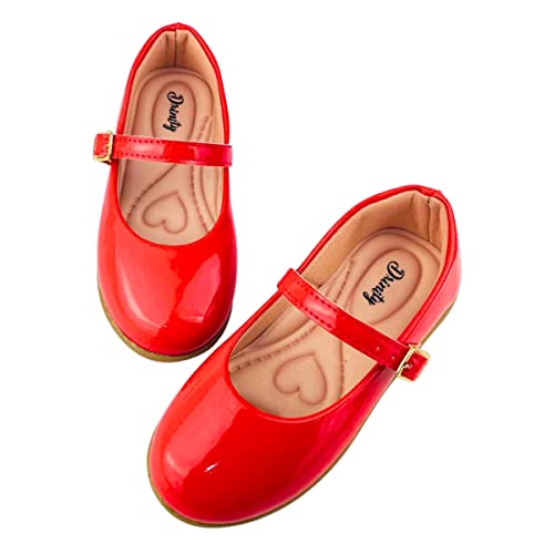 Sapatilha Infantil Menina Boneca Verniz Confortavel SPT-001 Cor:Vermelho;Tamanho:23;Gênero:Feminina;