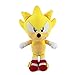 Carino Super Sonic Peluche Realistico Cartone Animato Sonic Tals Peluche Cuscino Farcito Anime Giocattolo Appease Doll per I Bambini Regalo 25 cm Giallo Sonic
