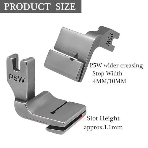 3PCS Industrial Piping Feet para Máquina de Coser miniatura 2