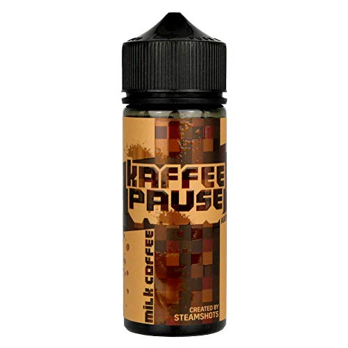 Kaffeepause Aromakonzentrat Milk Coffee, Shake-and-Vape zum Mischen mit Basisliquid für e-Liquid, 0.0 mg Nikotin, 20 ml