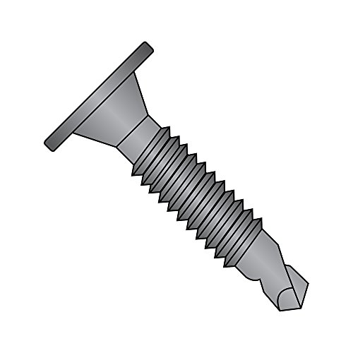 Tornillo autorroscante de acero con cabeza wafer 1.5 pulgadas miniatura 1
