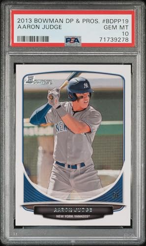 Graded 2013 Topps Bowman Draft Picks & Prospects Aaron Judge #BDPP19 Rookie RC Baseball Card PSA 10 Gem Mint