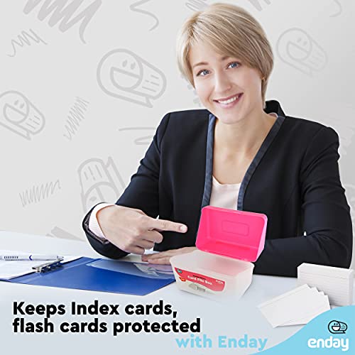Enday 0629 Index Card Holder Pink thumb #5