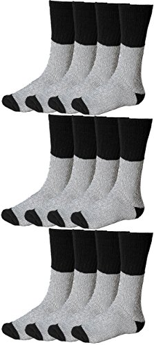 Debra Weitzner 12 Pair Thermal Winter Socks for Men & Women - Insulated Socks for Cold Weather & Warm Boots3