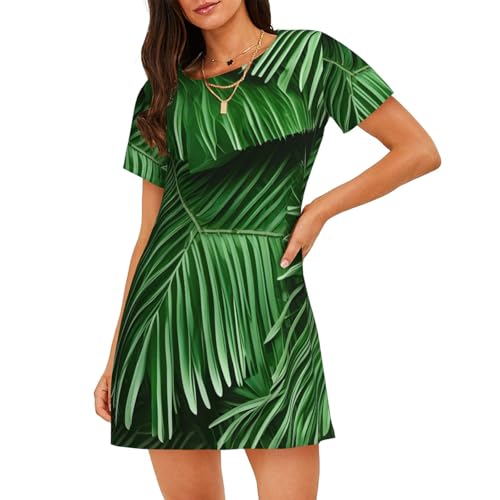 Chemise de nuit manches courtes légère contre la chaleur d'été