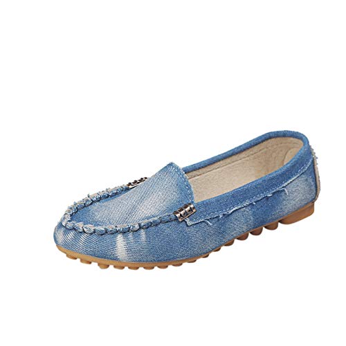 Mocassins en denim légers, chaussures pour vos vacances d'été