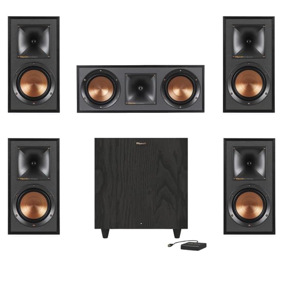 Amazon.com: Klipsch R-51M Bookshelf Speakers (2 Pairs) with R-52C