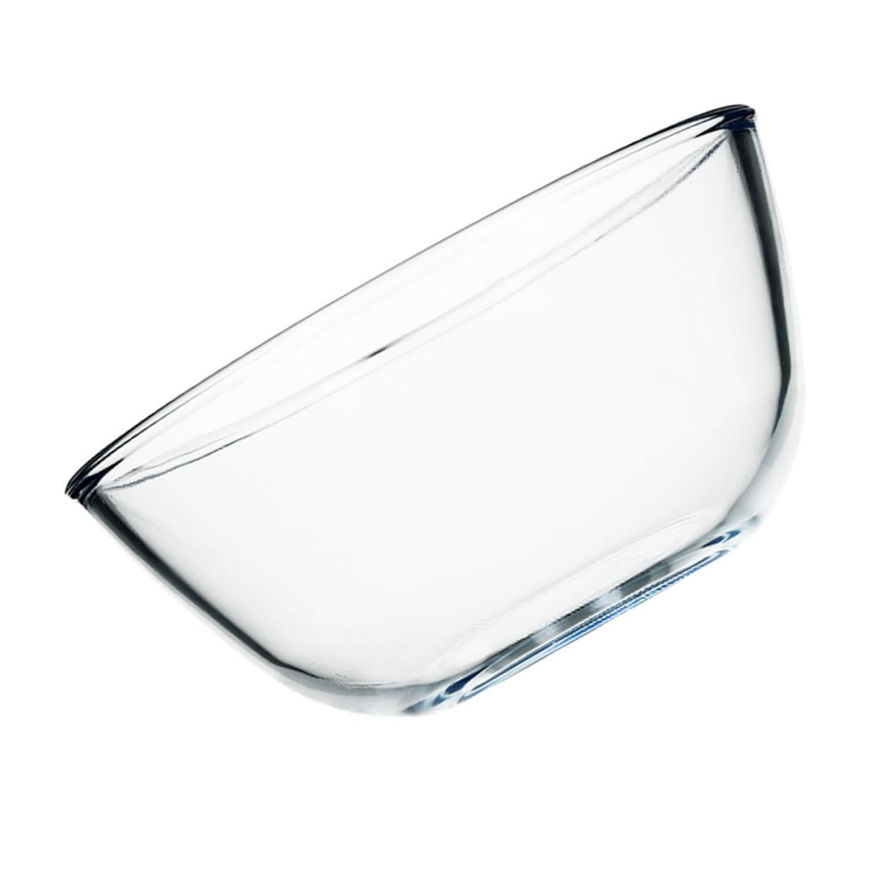 Saladier en verre résistant de 1600 ml simple à nettoyer pour salade
