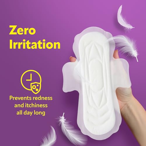 Image of Evereve Comfort Sanitary Pads for Women, XL 280mm, 16 Pads, Thick Soft Fabric, Breathable Rash Free-Wear, Deep Absorption, Long Lasting Comfort, All Day Freshness, Best for Day Use