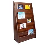 【 Support robuste et stable 】Le porte-revues est fabriqué en bois massif très résistant. Il ne se déforme pas et est conçu pour durer, tandis que sa finition en bois naturel s'harmonise avec n'importe quel décor de maison ou de bureau