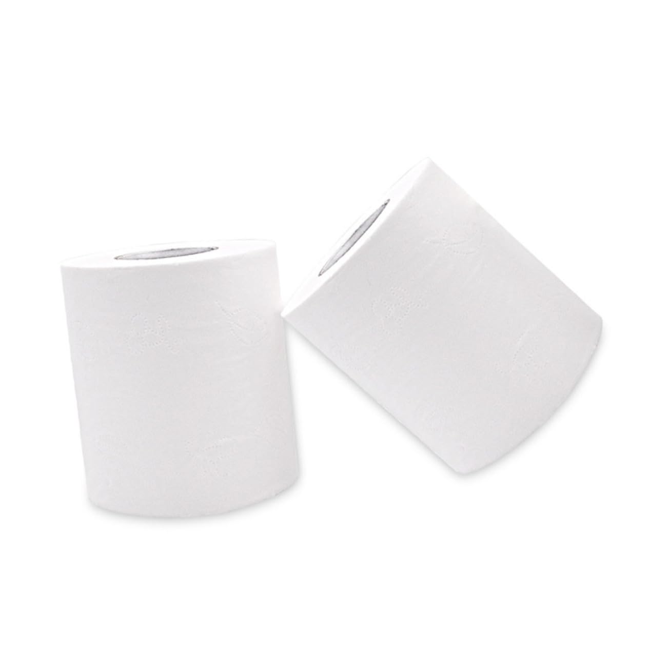 Carta Igienica in Polpa di Legno 10 Pezzi 4 Strati 100g | Bianco, Assorbente, Sicura per Fossa Settica, Formato Piccolo per Uso Domestico e Hotel