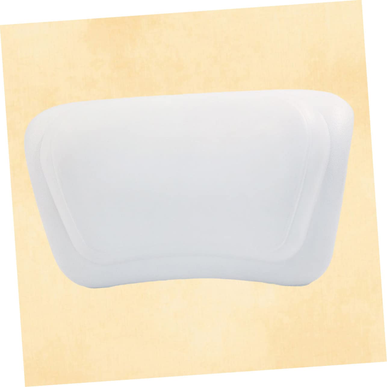 Almohada de Bañera de PU Color Blanco Cojín de Baño para Uso Familiar Cómoda Almohada de SPA para Relajación la Bañera
