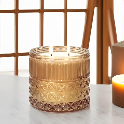 Chloefu-LAN-Sandalwood-Candle-Patchouli-Candles-for-Home-Scented-Decorative-Candles-for-Home-Fragrance-Gift-for-Women-Men-Candles-for-Blessing-Prayers-Highly-Scented-Long-Lasting-14-oz Chloefu LAN Sandalwood Candle Patchouli Candles for Home Scented Decorative Candles for Home Fragrance Gift for Women Men Candles for Blessing Prayers Highly Scented Long Lasting 14 oz