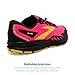 Brooks Women’s Divide 4 Trail Running Shoe - Diva Pink/Black/Lemon Chrome - 7 Medium