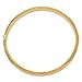 IceCarats 14K Solid Yellow Gold Florentine Hinged Bangle Bracelet