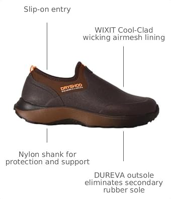 Dryshod Evalusion Men's Super Lightweight Rubber Shoe