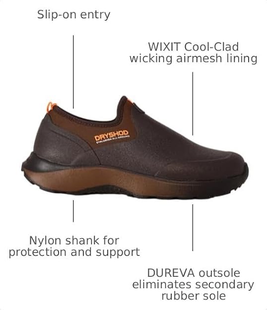 Dryshod Evalusion Men's Super Lightweight Rubber Shoe
