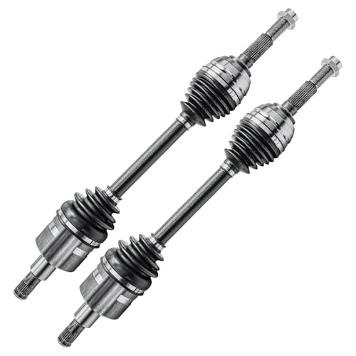 Image of Detroit Axle - 4WD Front CV Axles for Chevrolet Trailblazer EXT GMC Envoy XL Buick Rainier Saab 9-7x Bravada, CV Axle Shafts Assembly Replacement