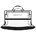 SHANY Clear PVC Water-Resistant Travel Tote Bag - Large See-Thru Bag with Adjustable Shoulder Straps and Zippered Pockets
