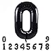 40 Inch Black Large Numbers Balloons0-9,Number 0 Digit Helium Balloons,Foil Mylar Big Number Balloons for Birthday Party supplies Decorations