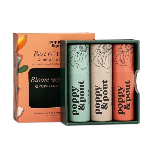 Poppy & Pout Jumbo Lip Balm Gift Set