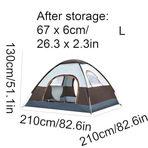 Carpa de Camping Portátil de Apertura Rápida miniatura 2