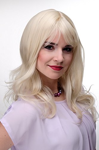 WIG ME UP 3001-303/220 Lady Quality Wig very long beautiful curling ends fringe bangs bright goldblond mix approx 21inch - Image 3