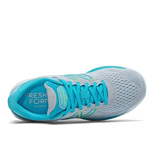 New Balance Women's Fresh Foam 880v11, Grey/Sky, 5 Narrow
