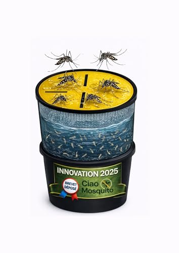 Piège Moustique Tigre & Larves – Anti Moustique Extérieur Écologique Sans Insecticide Ni...