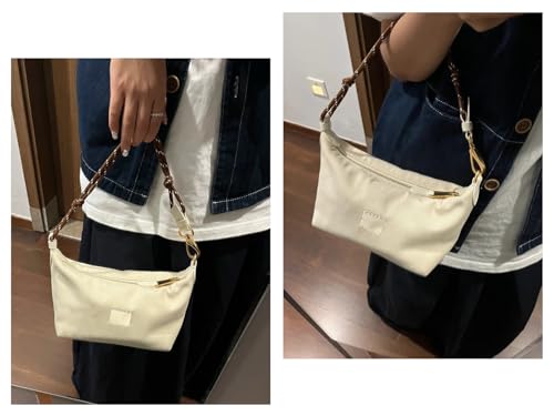 Women handbag, 2025 New Nylon rope Underarm Canvas bag, Fashion Retro Shoulder Hobo Bag, crossbody bag.2