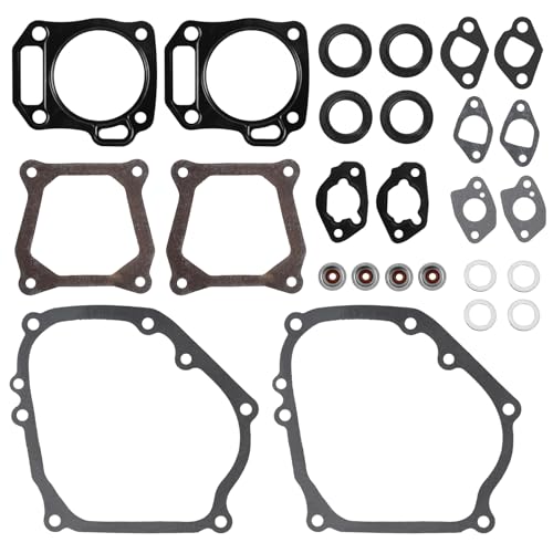 Image of Predator Hemi 212 Carburetor Exhaust Intake Gasket Kit, Small Engine Carb Head Gaskets Material Compatible with 196cc 212cc GX160 GX200 Power Equipment (212cc /GX160 Full Gasket Set)