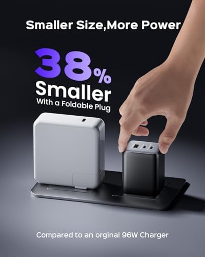 wegear 100W USB C Charger Block, 3-Port Wall Charger Fast Charging