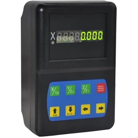 Ditron 1Axis LED DRO Mini Size Digital Readout Display Screen Monitor Multi-function for Linear Scale Magnetic Scale Rotary Encoder Lathe Milling Bridgeport Knee Milling Drill Machine Cover