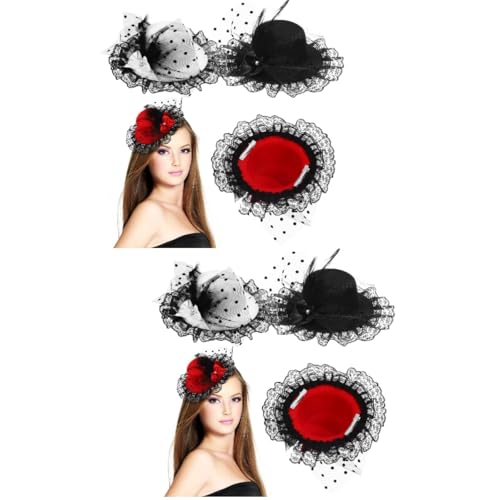 Accessoires de cheveux chapeau engrener coiffure femme chic pour soirée et fête