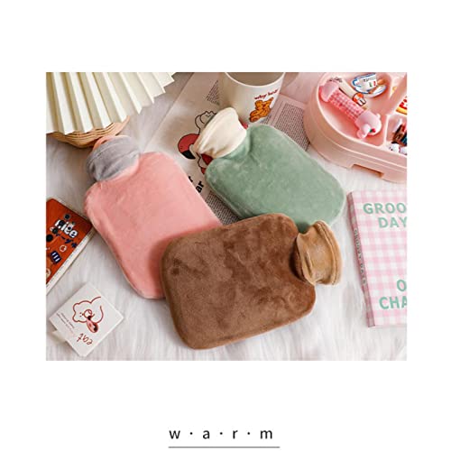 Bouillotte eau chaude 500ml sac injection d'eau ventre et mains