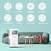 COMFEE' Condizionatore Portatile 7000 BTU/H, Breezy Cool Pro 2.0, Controllo WiFi, 3-in-1 Climatizzatore Portatile, Ventilatore, Raffreddamento, Deumidificazione, 24H Timer