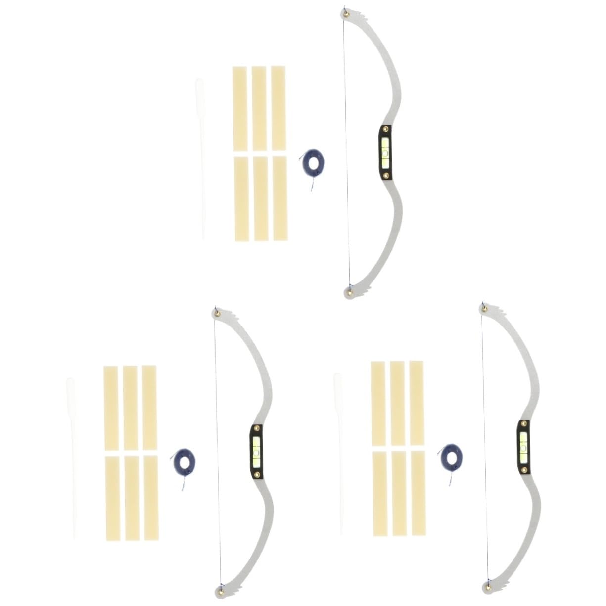 minkissy 3piezas Kit De Diseño De Cejas Regla y Herramienta De Medición Para Microblading y Maquillaje Marcador De Cejas y Nivelador Para Profesional y