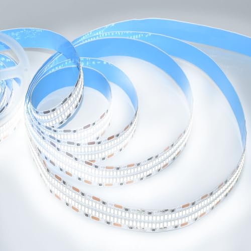 Image of SUYOOULIN LED Strip Lights, 16.4ft Dimmable DC 12V SMD 2025 Double Rows 3120 LEDs 65000LM Super Bright LED Ribbon Strip, Non-Waterproof IP21 for Home Party Decoration(Daylight White 6500K)