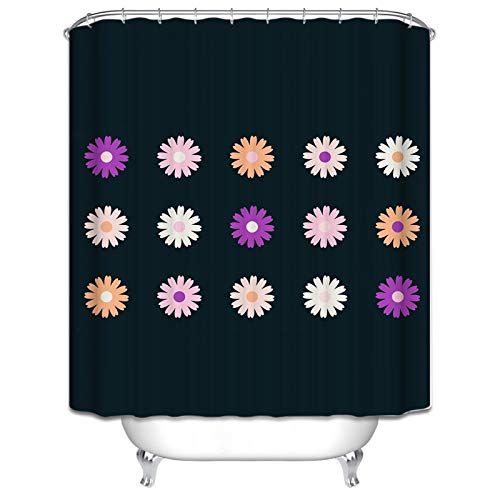 Rideau de douche polyester KnSam anti-éclaboussures 165x180cm