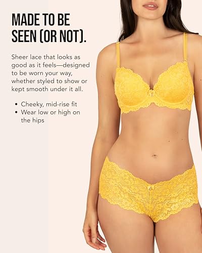 Image of Smart & Sexy womens Signature Lace Cheeky Panty