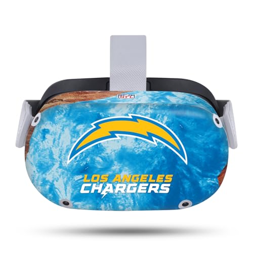 Skin Los Angeles Chargers Meta Quest 2 - Autocollant vinyle motif bois