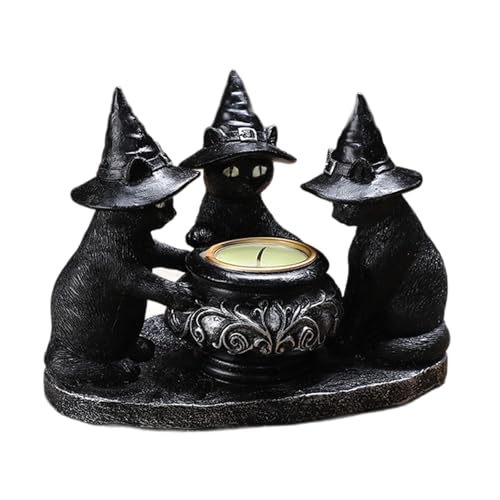 Portavelas de Halloween Tealight Votivo Portavelas Decorativas Piezas Centrales Decoraciones Portavelas Tealight