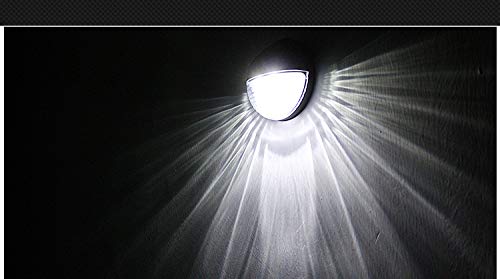 Lxcom Lighting Solar Powered Wall Lights 4 Pack Solar Power Fence Lights Outdoor Solar Stair Lights 2 Led Step Light Wall Mount Garden Path Step Lights For Garden Fence Walkways Stairways Path Pathway #TOP7