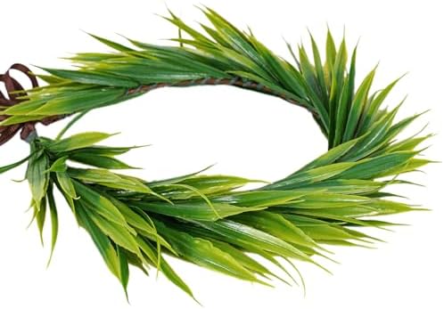 Amazon.com: KorViSHOW Hawaiian Leaf Lei Crown Headband - Artificial